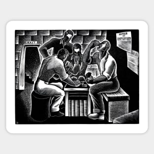 Noon Game, Playing Cards (1935 - 1943) by Dan Rico Sticker